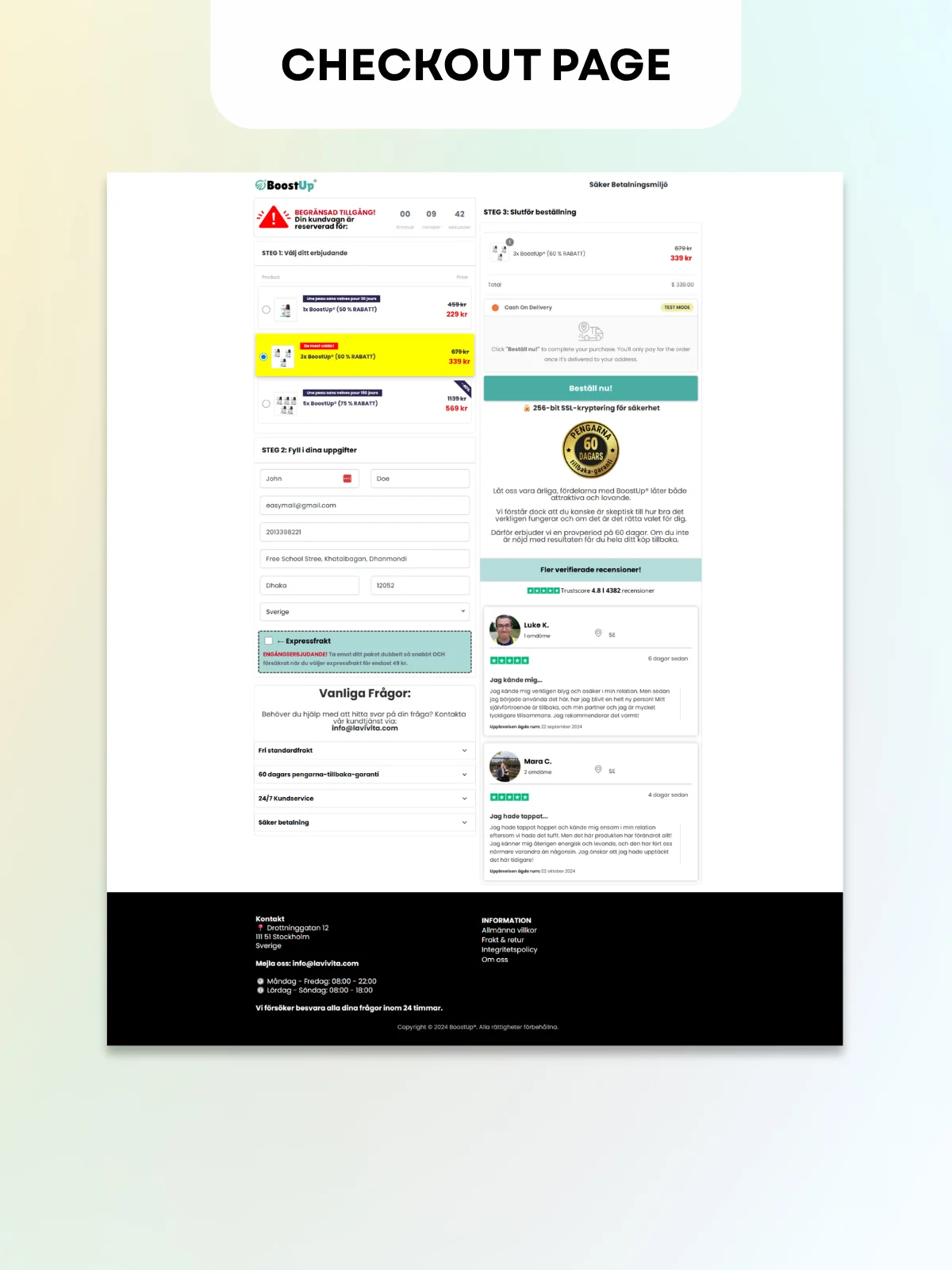 Wellness & Supplement Funnelish Sales Funnel Template product image (5)
