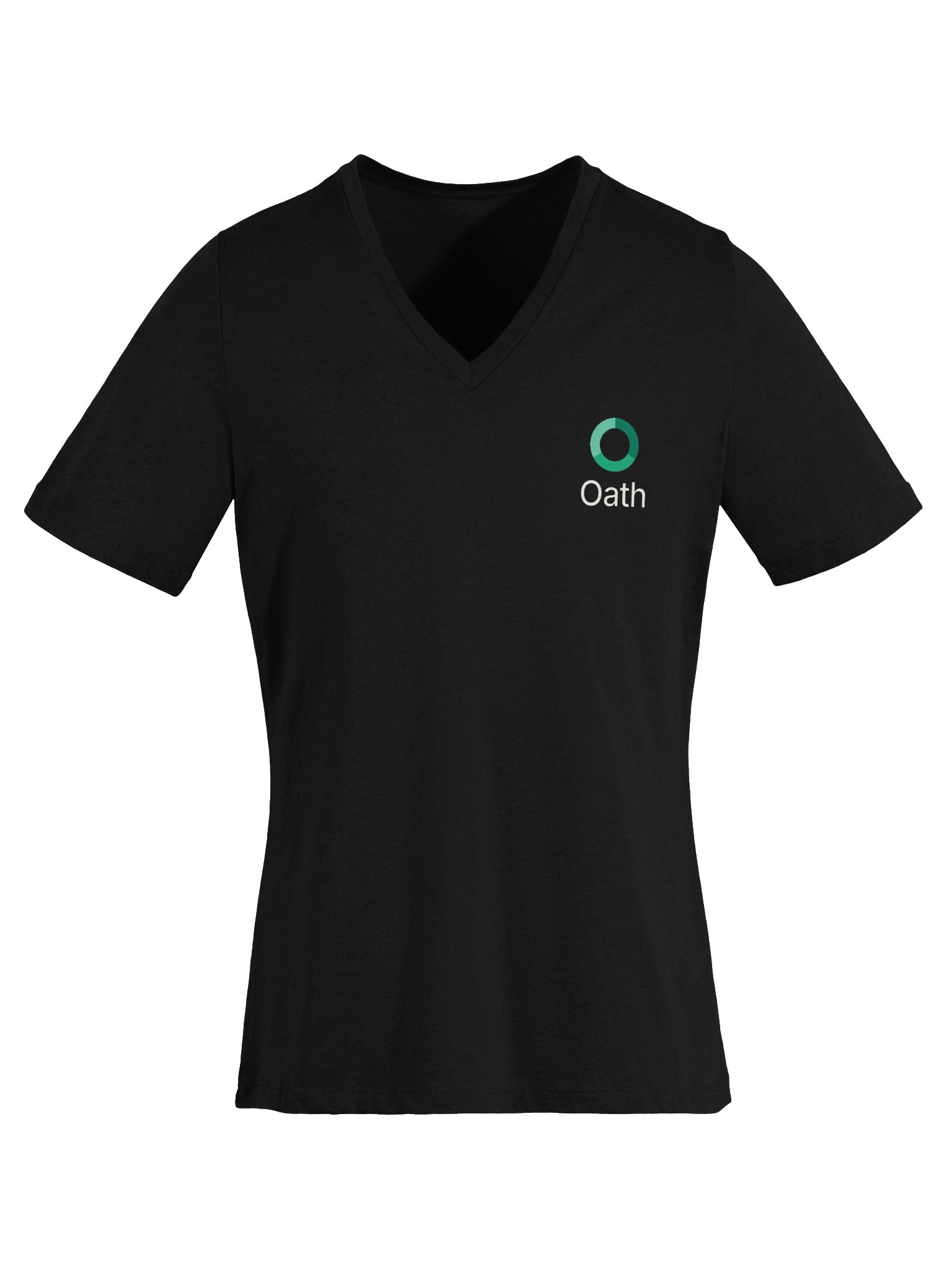 Oath Bella+Canvas Women's Relaxed V-Neck T-Shirt (light text) product image (9)