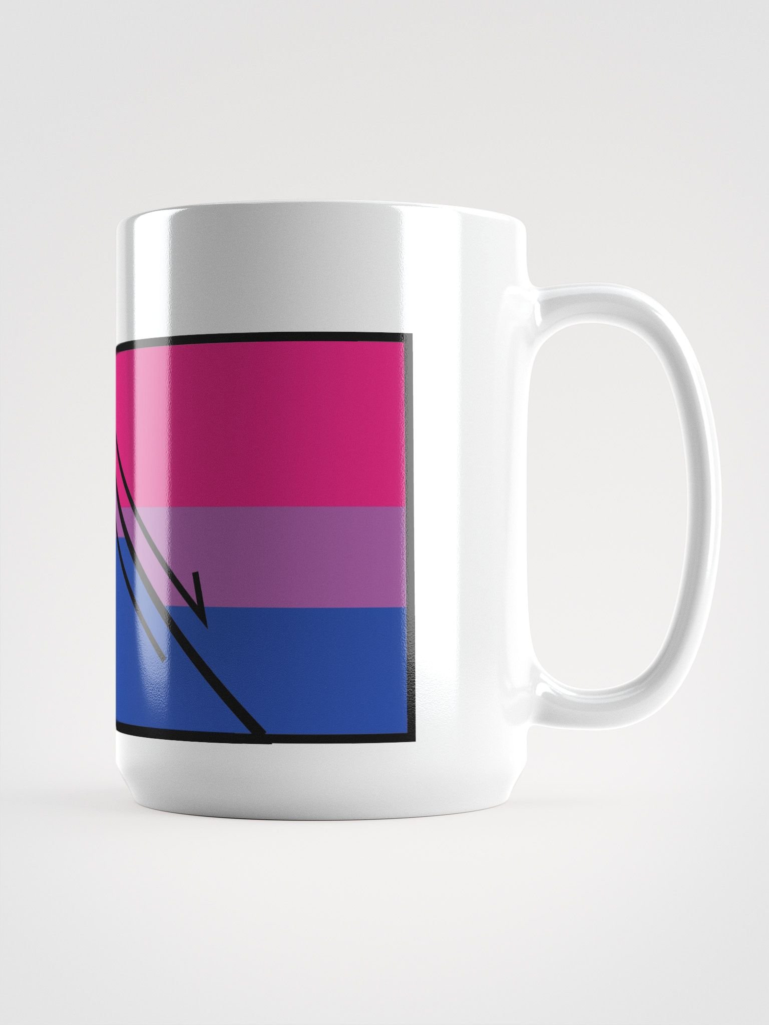 Faulted Pride Flags- Bi Mug product image (1)