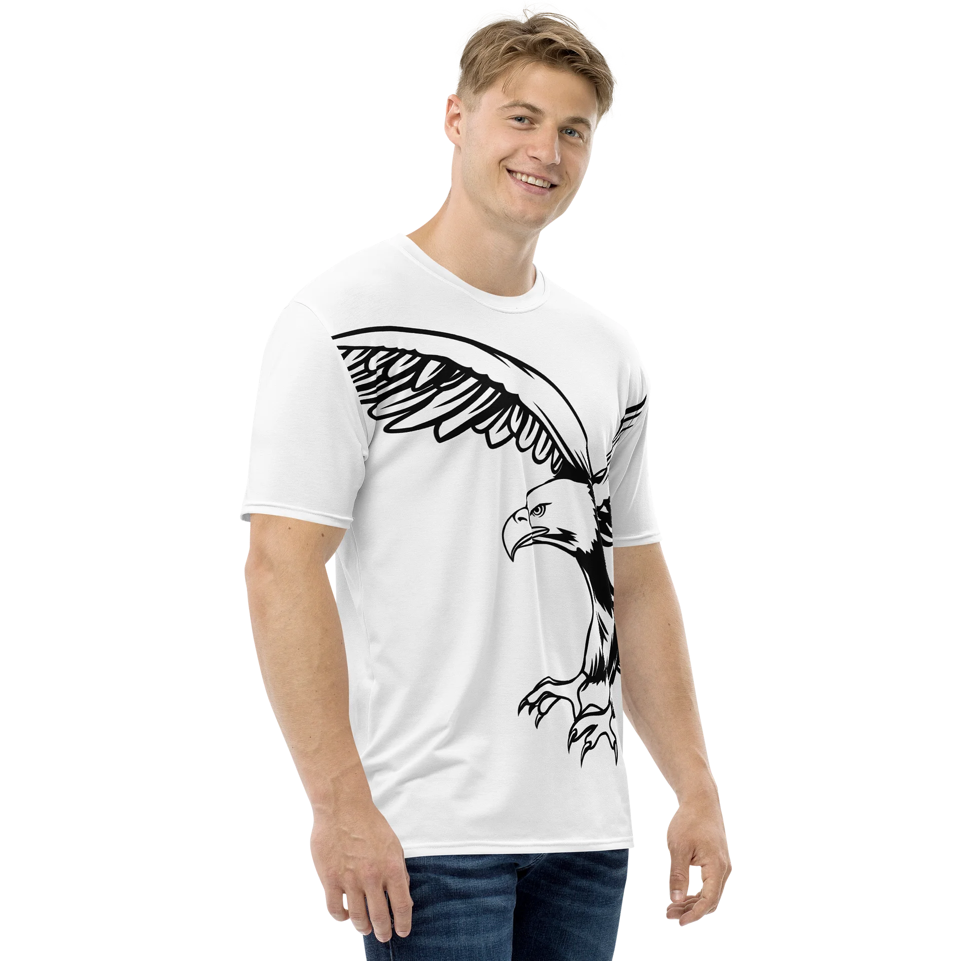 Freedom Isn’t Given | Bald Eagle All-Over T-Shirt – Northern Adventure Exclusive product image (4)