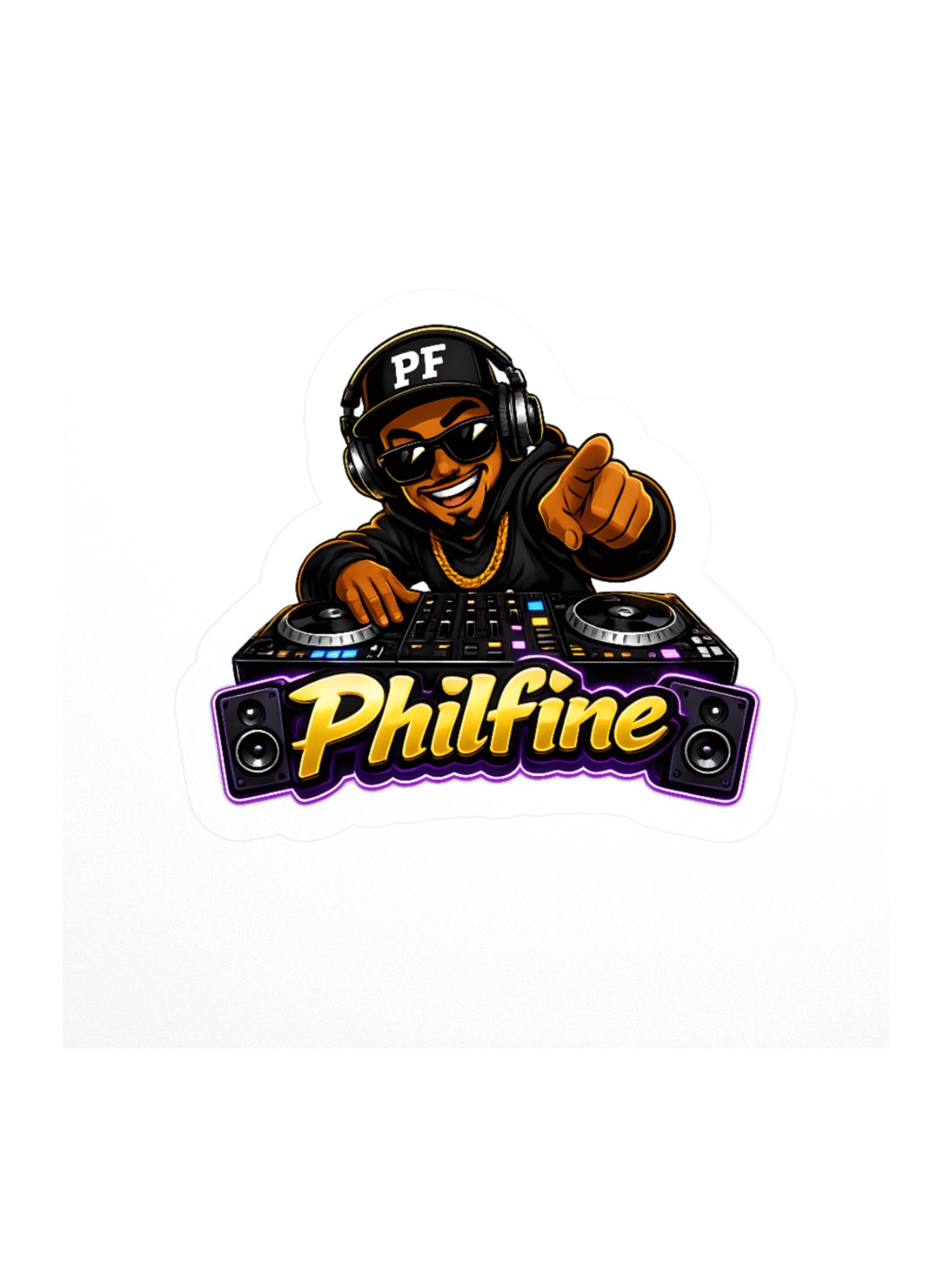 DJ Phil Sticker product image (2)