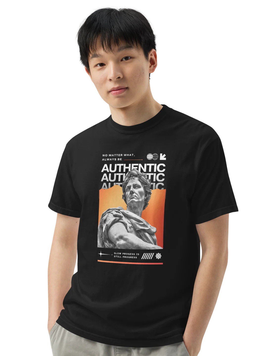 Always Be Authentic Statue Tee product image (3)