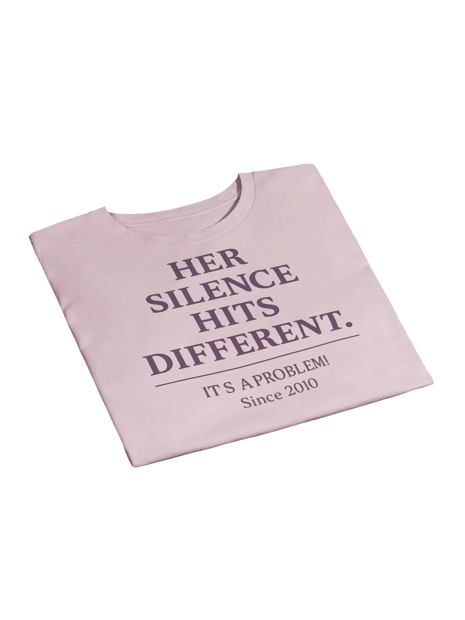 Her Silence Hits Different Tee – Crop Tee product image (4)