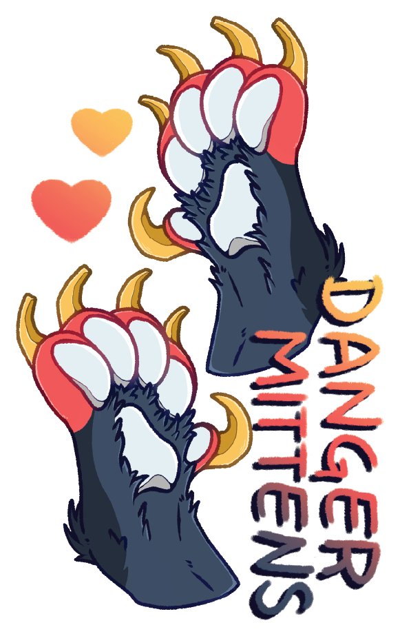Danger Mittens Sticker product image (1)