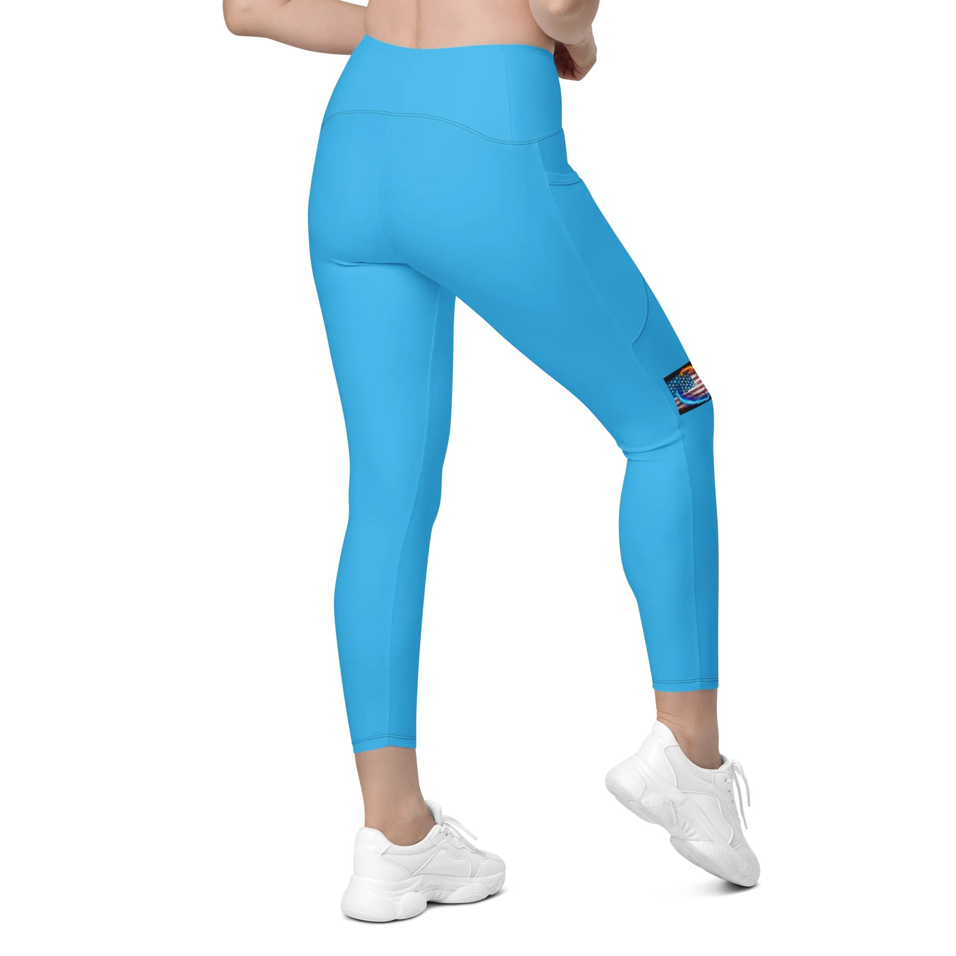 Leggings w pockets small logo product image (8)