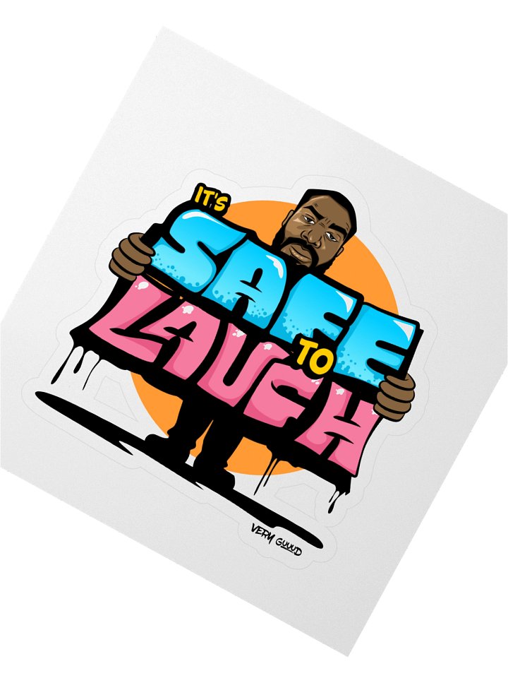 It's Safe to Laugh Sticker product image (2)