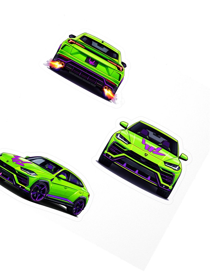 NEW Lamborghini Truck Sticker Sheet!! product image (2)