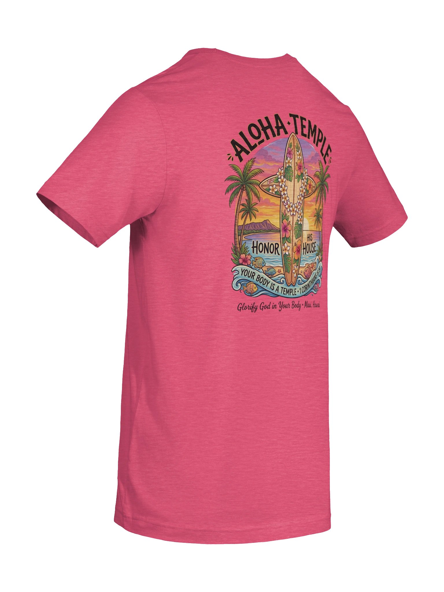 His House Unisex "Aloha Temple" T-Shirt product image (8)