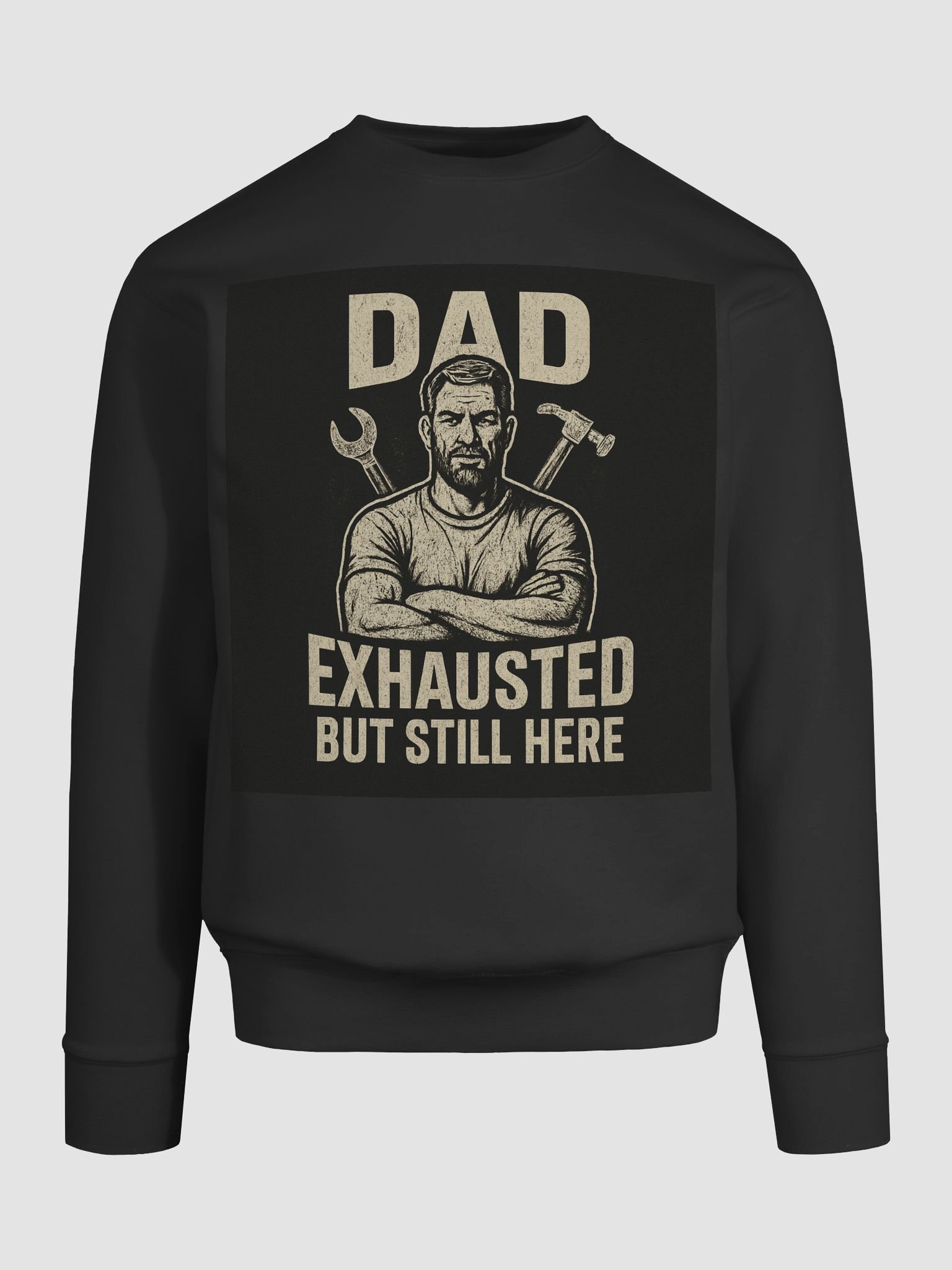 Dad's Exhausted Warrior Sweatshirt product image (9)