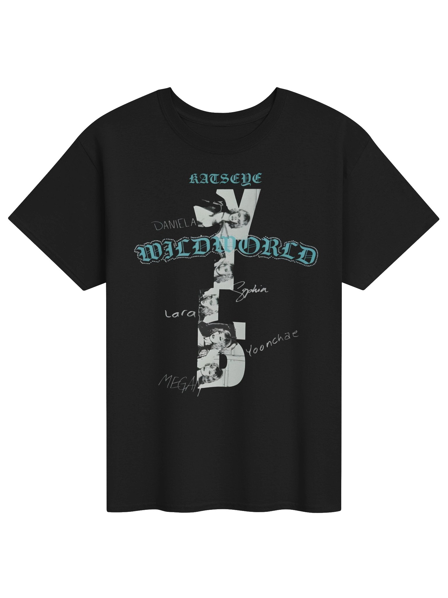 WILDWORLD Black Routing KATSEYE Tour T-Shirt product image (1)