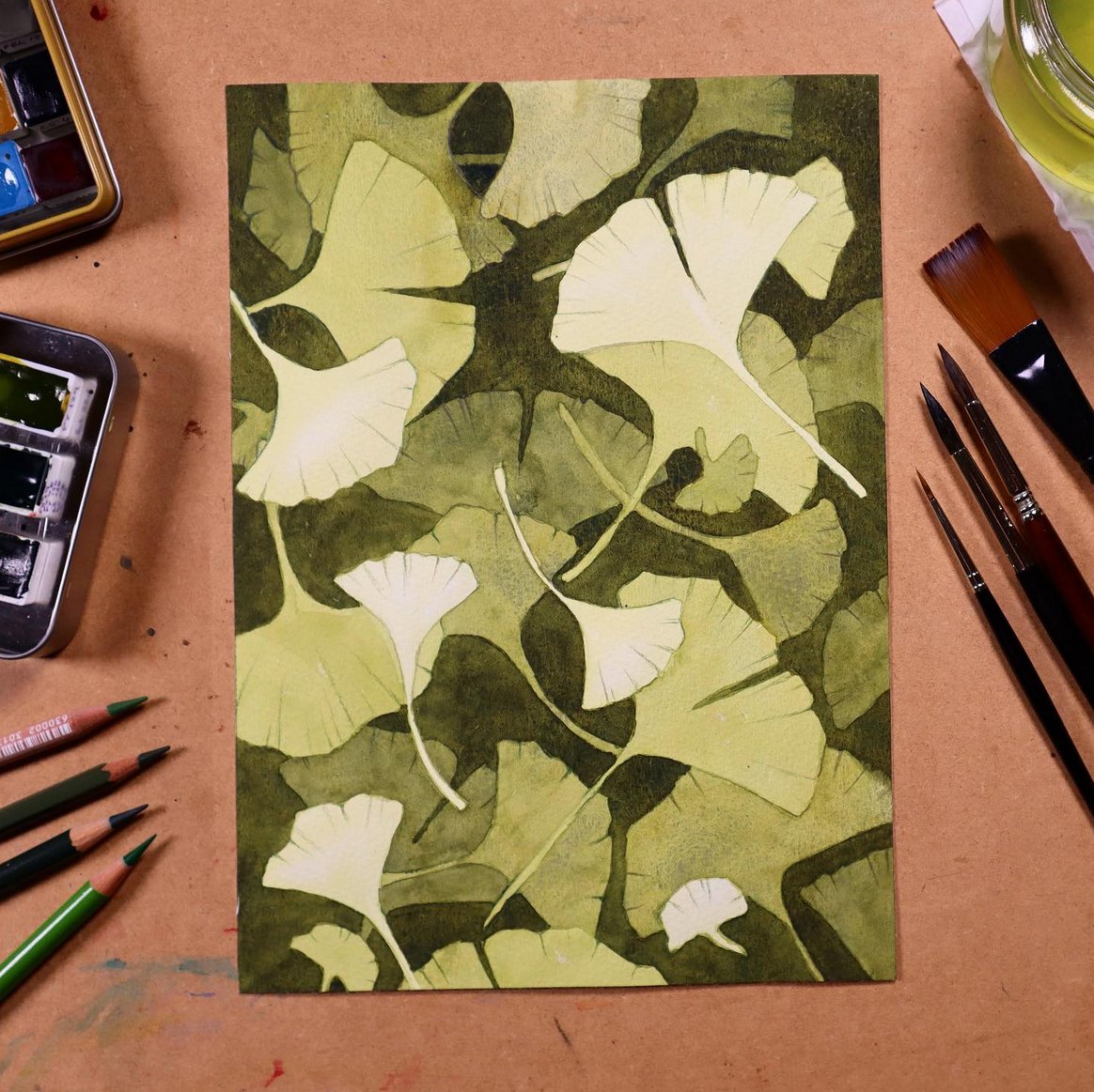 original artwork : ginkgo biloba product image (1)