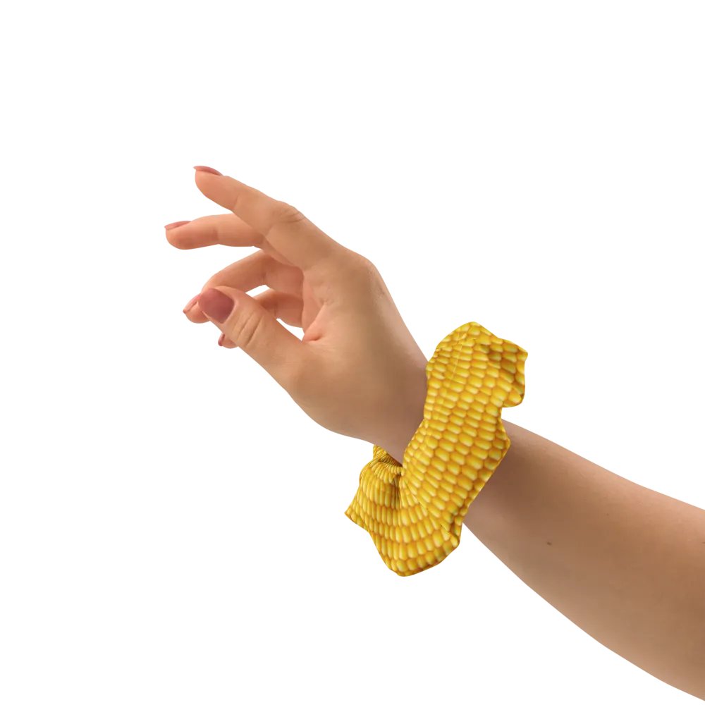 CORN 🌽 Eco-Friendly All-Over Print Scrunchie product image (3)