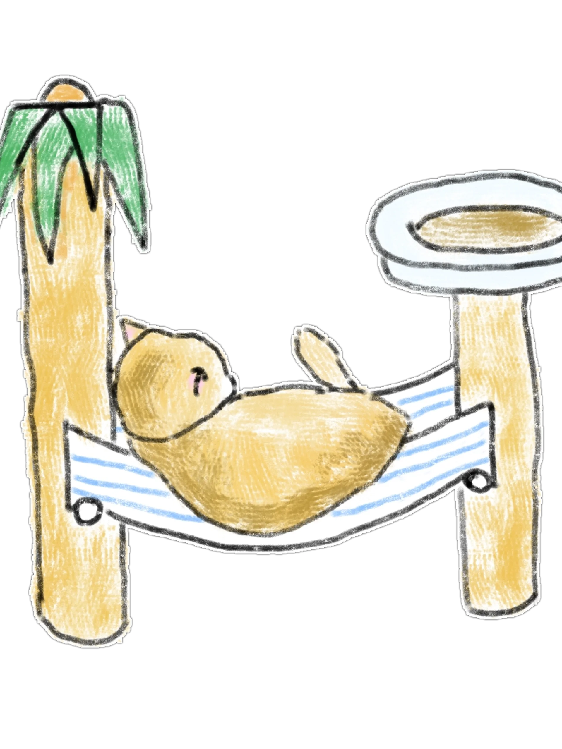 17 Hand-Drawn Cat PNG Clipart Bundle product image (12)