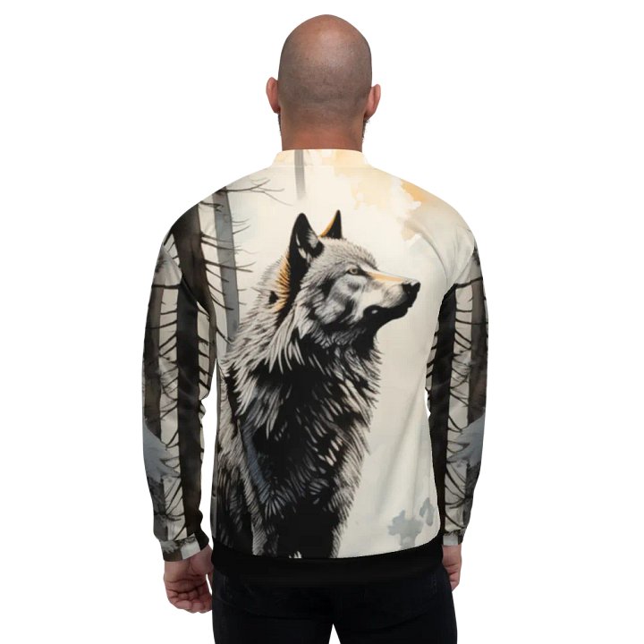 All-Over Print Bomber Jacket by Sublicolor 144/Wolf product image (1)