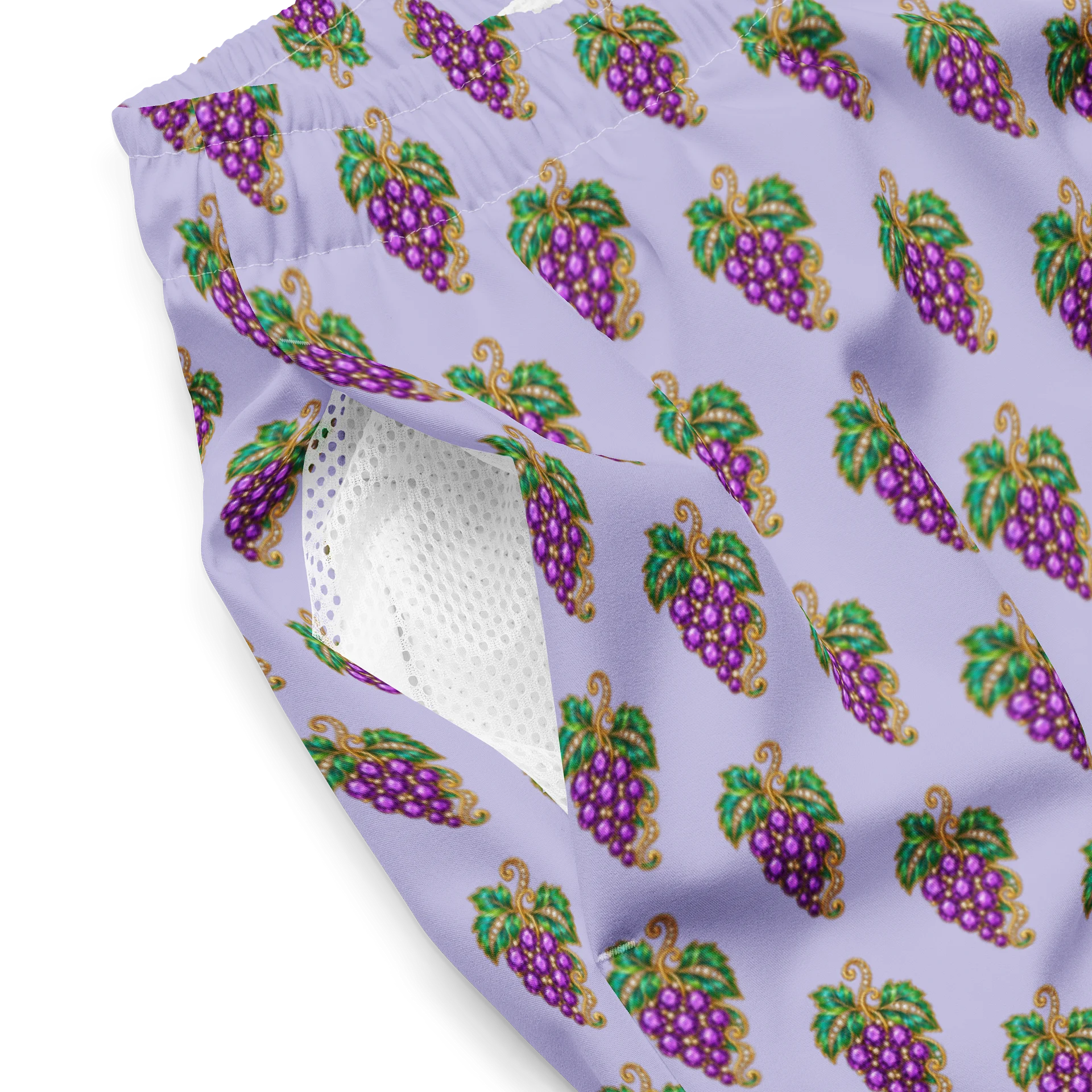 Grape Grove All-Over Print Swim Trunks product image (3)