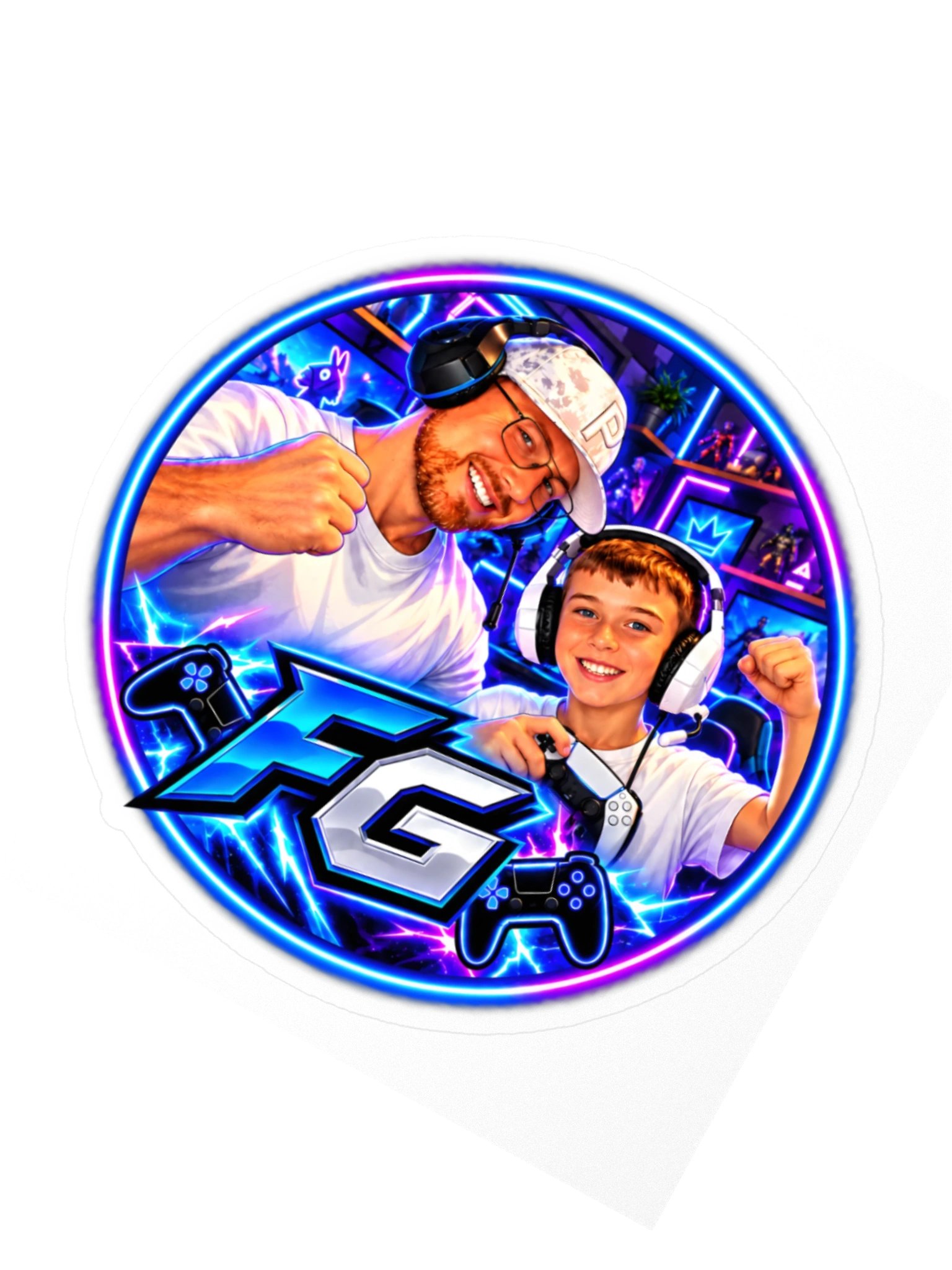 Freefalln Gamers Profile Picture Stickers product image (5)