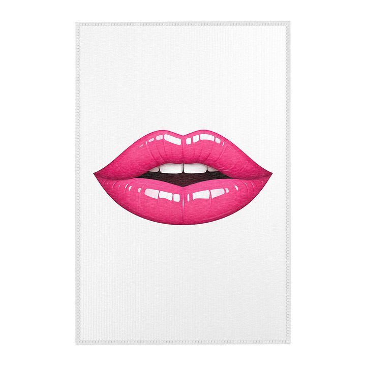 Pink Lips Office Rug product image (1)