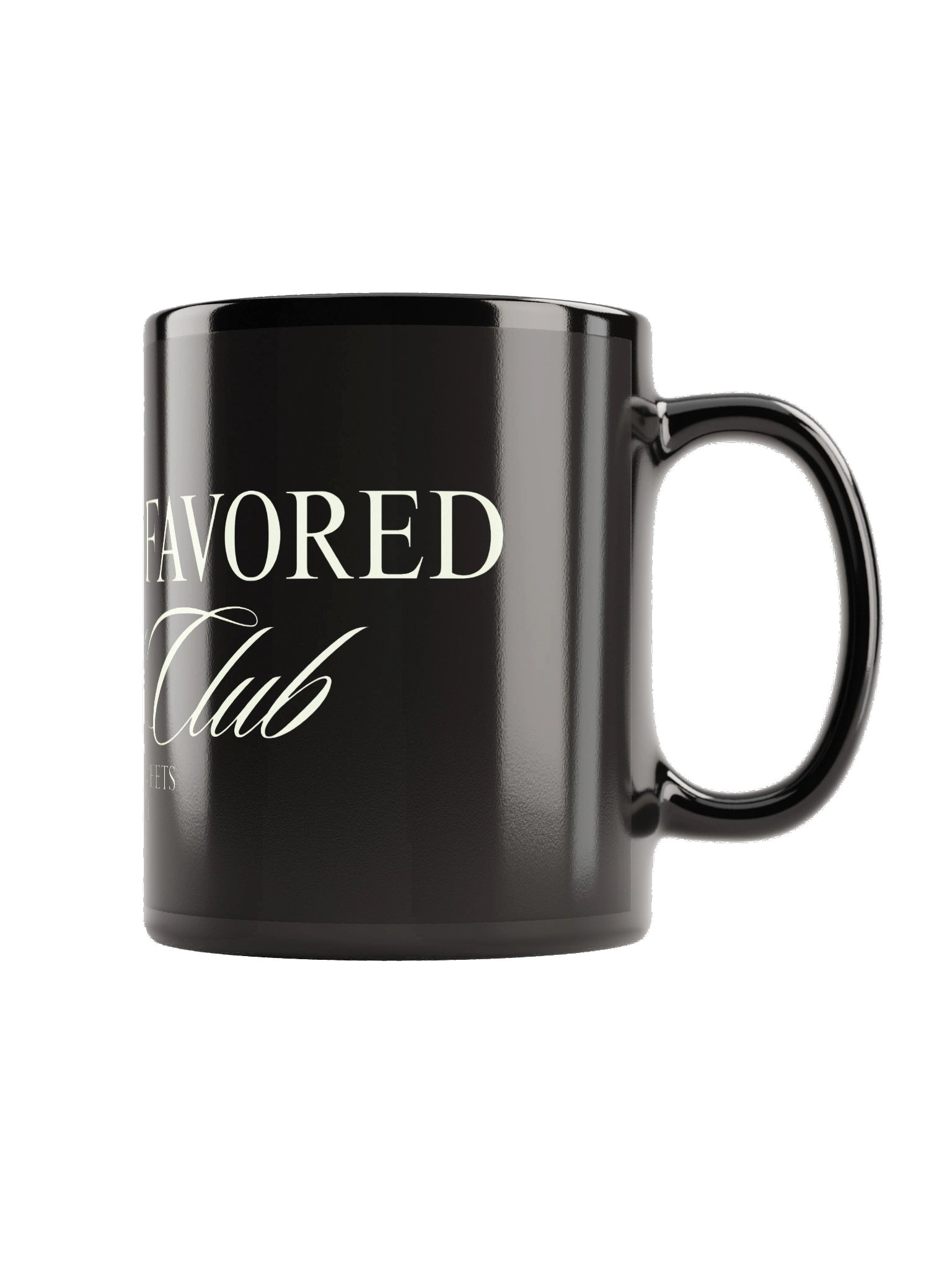 Blessed & Favored Social Club Coffee Mug | Inspirational Christian Ceramic Mug product image (5)