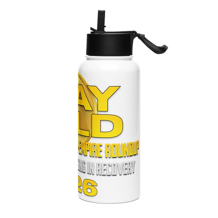 Stainless Steel Water Bottle with a Straw Lid product image (2)