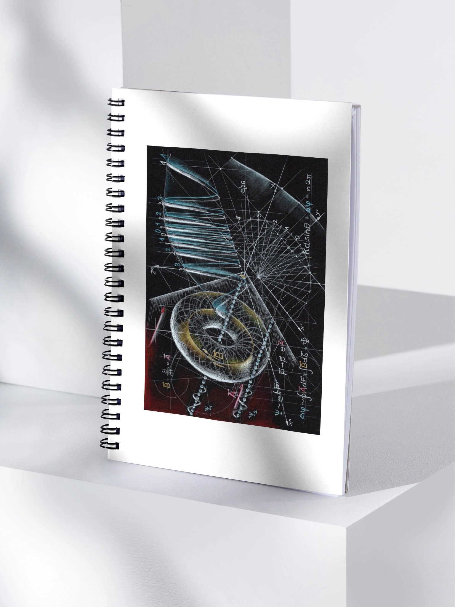 Geometric Physics Art Notebook 3: Aharanov-Bohm Effect and Motion of the Motion of the Gyroscope product image (1)