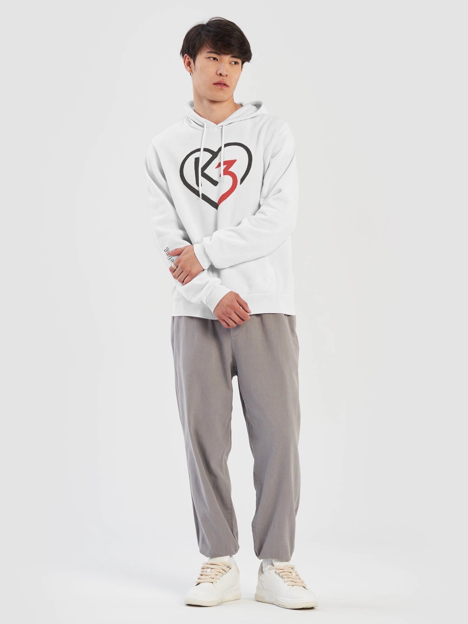 Carry the Feeling™ | CORE Heartmark Signature Hoodie (Black Logo) | Everyday Fit product image (10)
