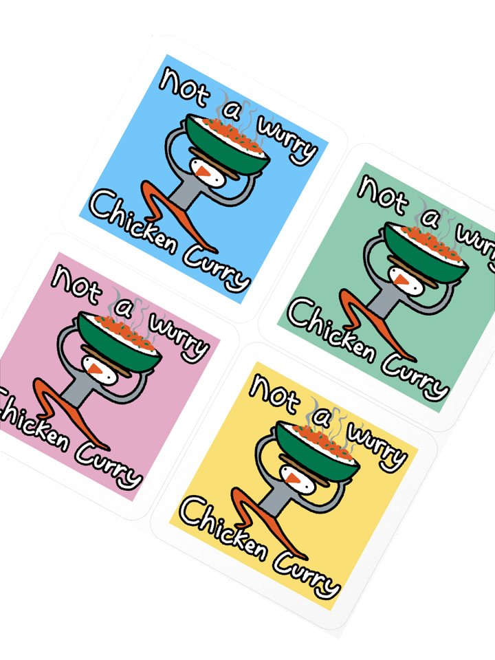 Not a Wurry Chicken Curry Sticket Set product image (4)
