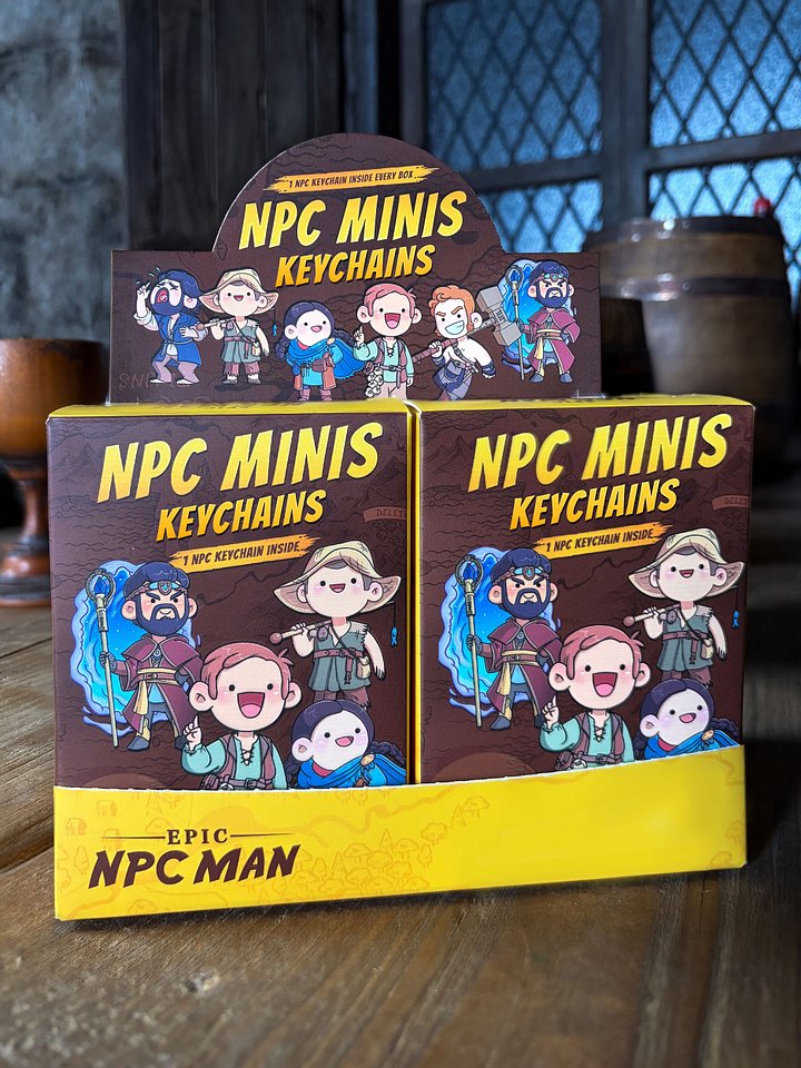 NPC Minis Keychains Box Set product image (1)