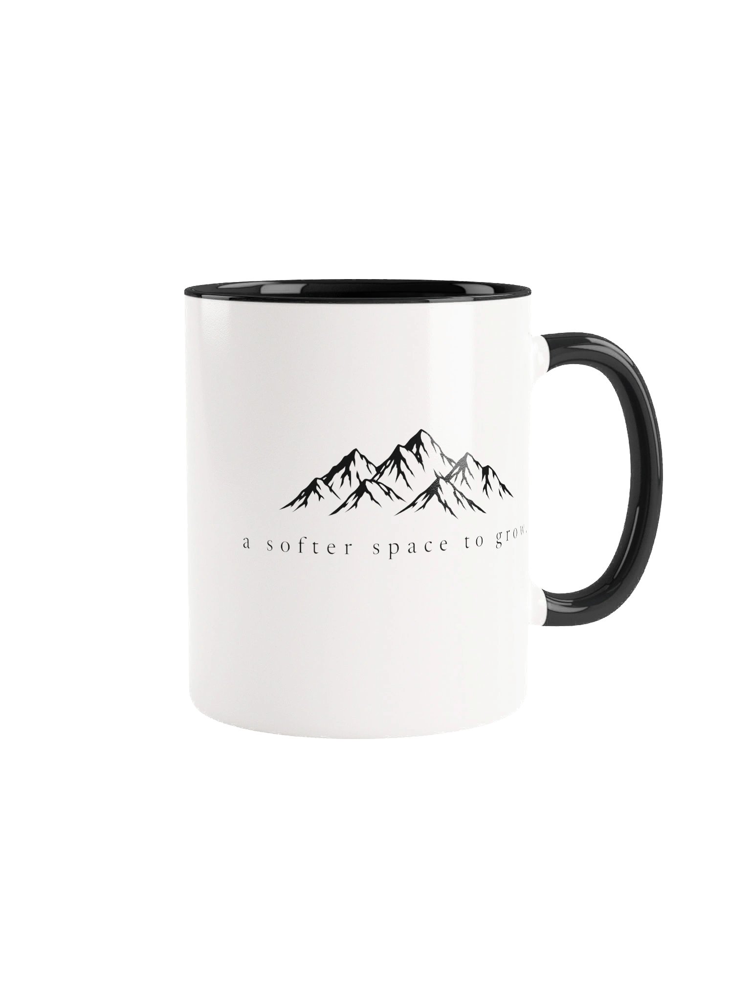Between the Peaks: A Softer Space Mug product image (1)