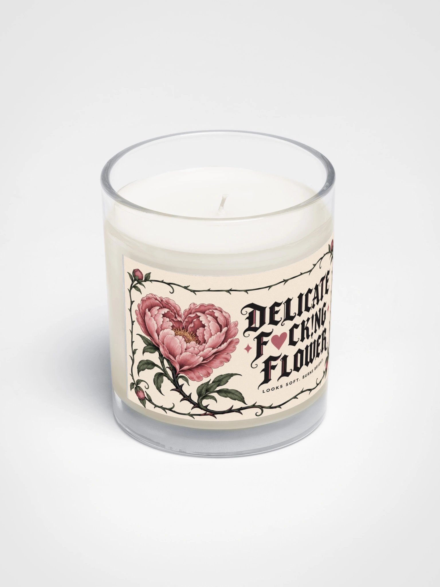 Delicate Fuck!ng Flower – Soy Wax Candle product image (2)