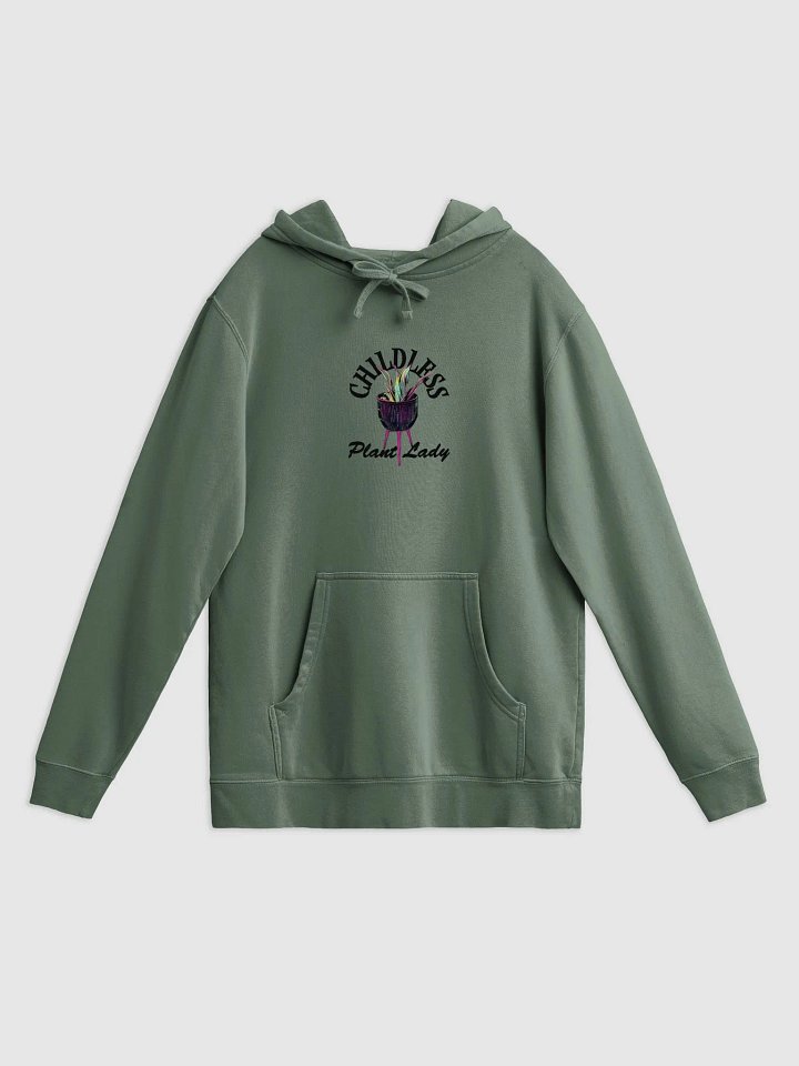Childless Plant Lady Pigment-Dyed Hoodie product image (5)