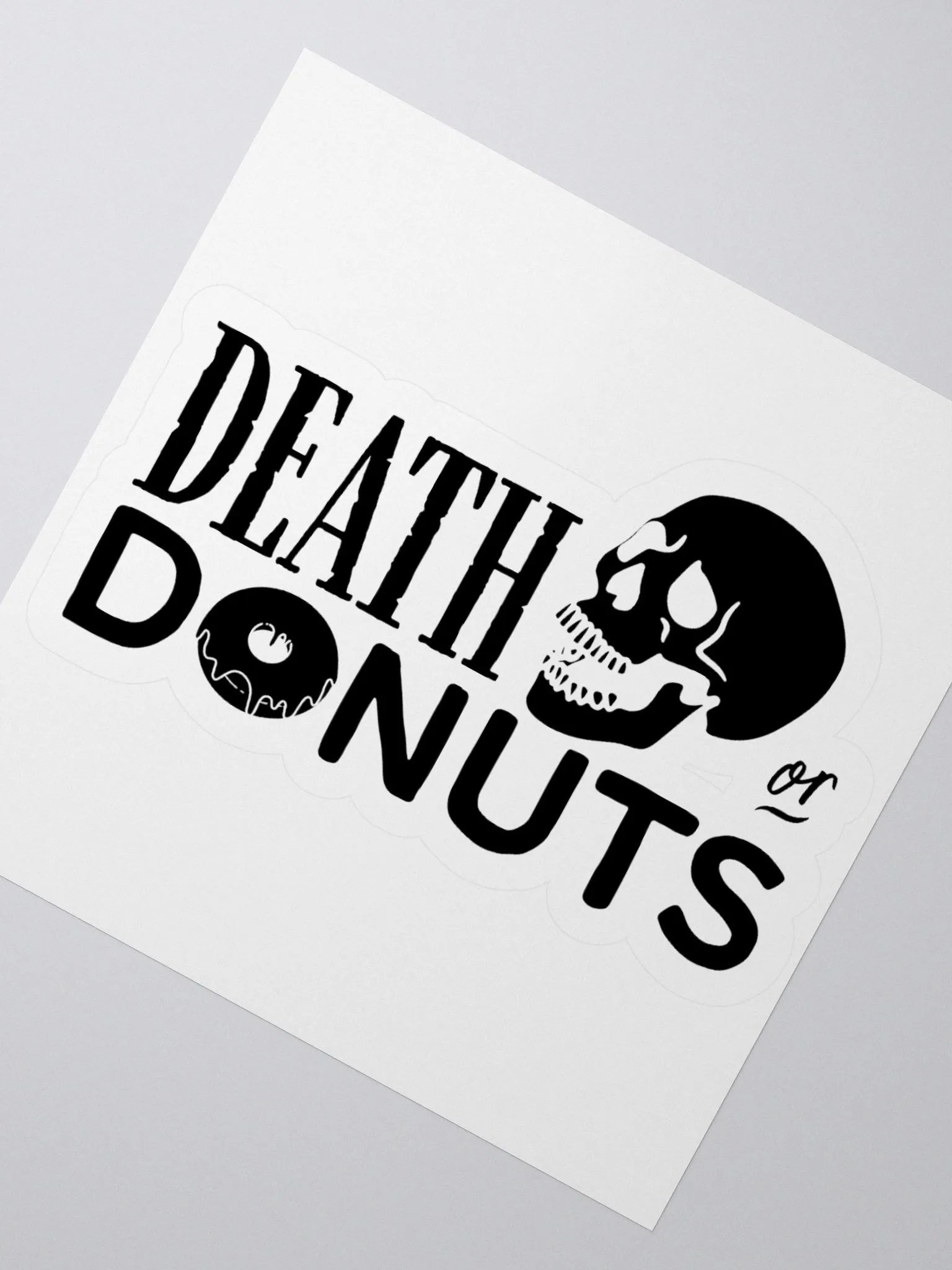 Death or Donuts Sticker product image (2)