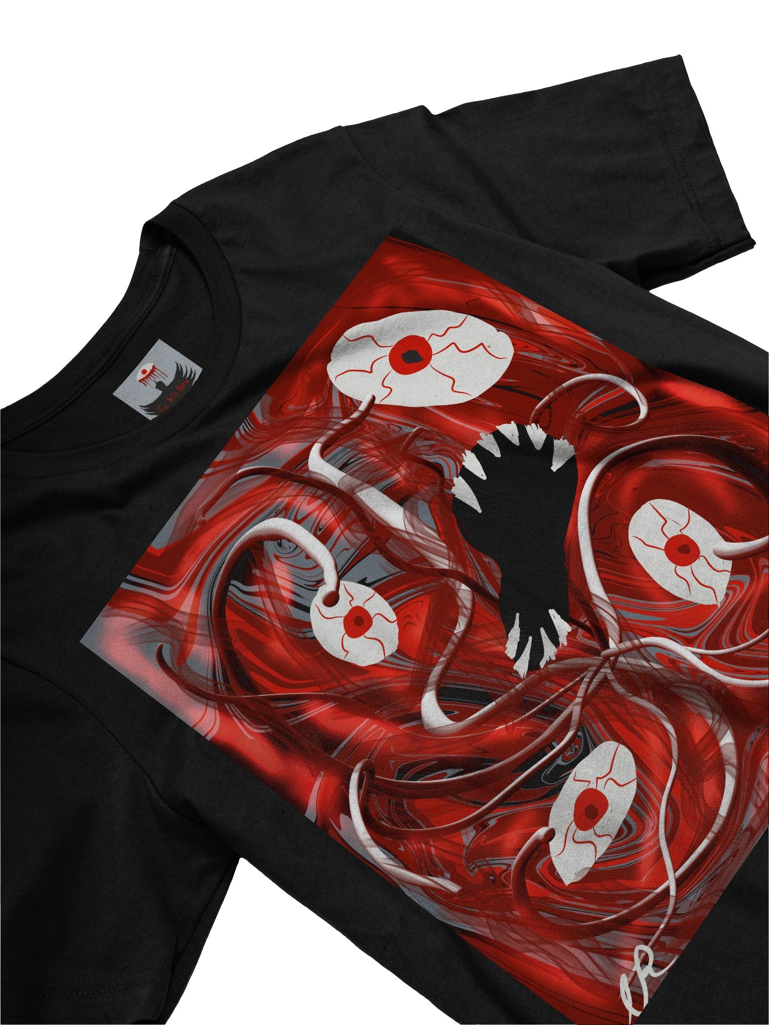 Marbled Eyeballs Tee — Bella+Canvas Supersoft by The Artsy Brain product image (3)