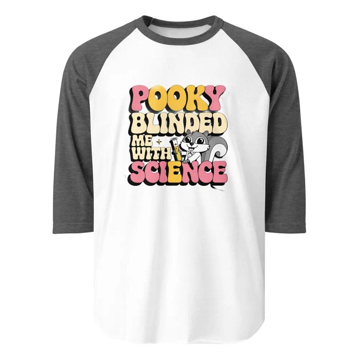 Science Squirrel ¾ Sleeve Tee product image (1)