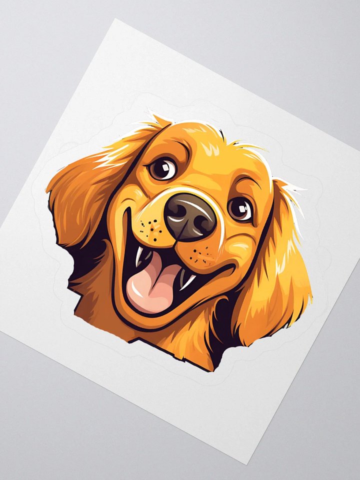 Golden Paws Kiss Cut Stickers product image (6)