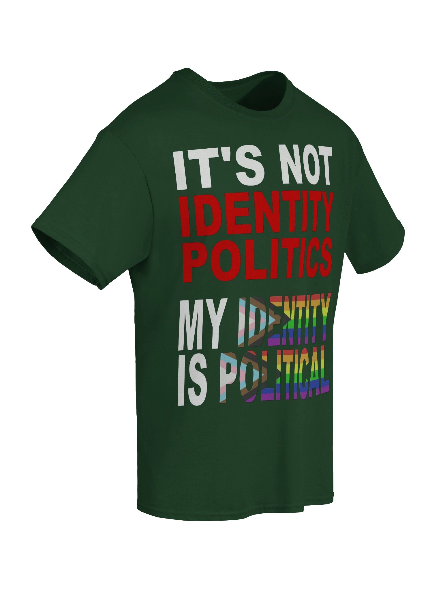 POLITICAL IDENTITY (LGBTQ - dark) - T-SHIRT product image (56)