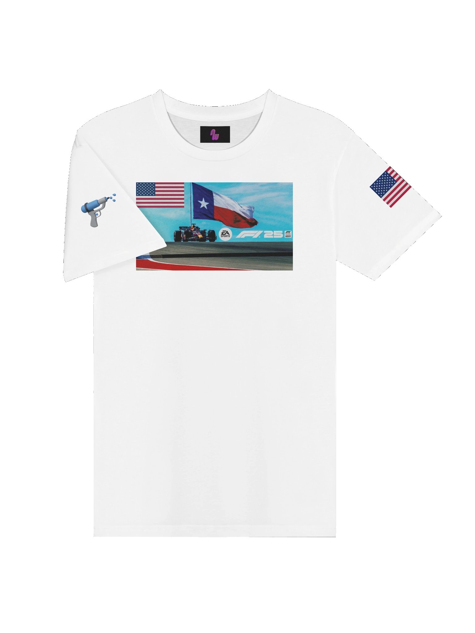 NyteWatch F1 25 Episode 19 United States GP (COTA) Unisex T-Shirt product image (3)