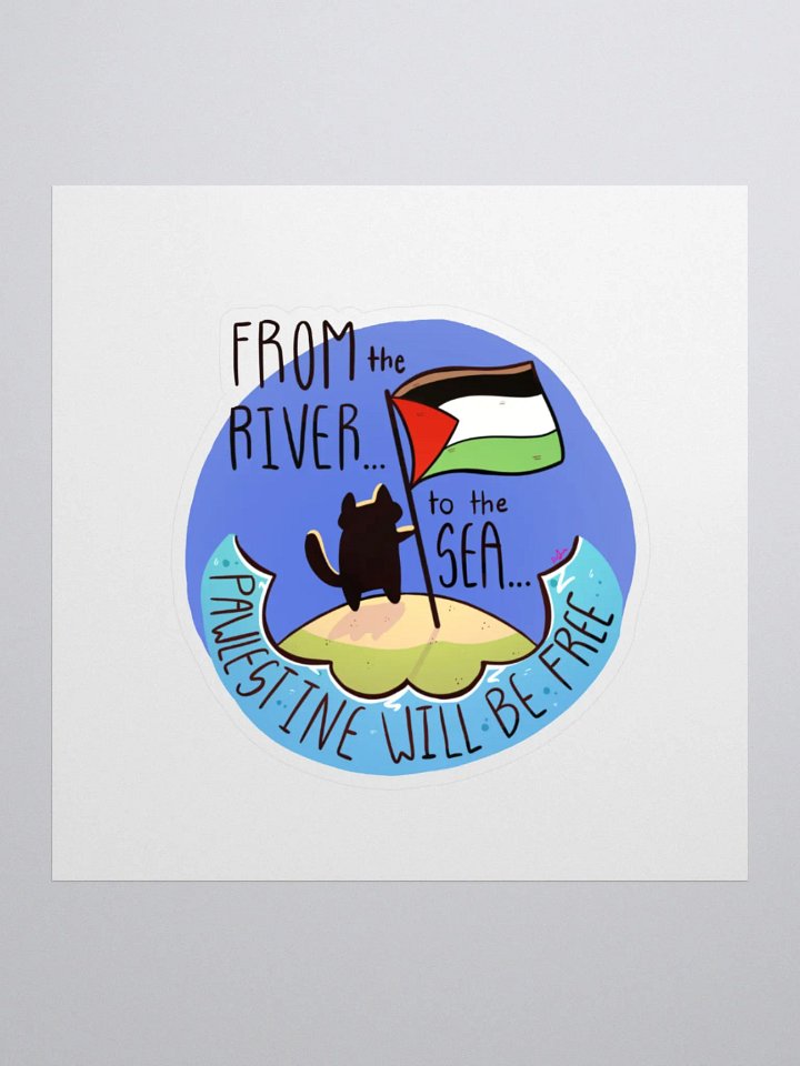 From the River to the Sea Sticker product image (1)