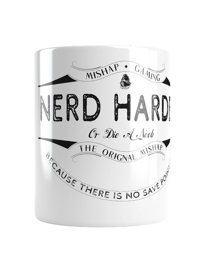 Nerd Harder or Die a n00b Mug (White) product image (4)