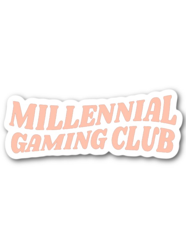 ✿ [retro collection] ✿ millennial gaming club sticker product image (1)