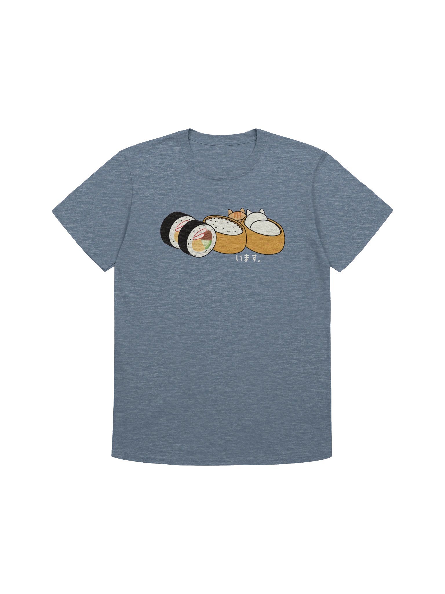 Inari Sushi and Futomaki Cat - Unisex Adult Super Soft Lightweight T-shirt product image (12)