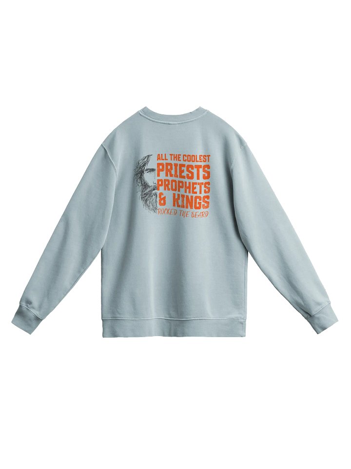 The Beard Says it All- Midweight Pigment Dyed Sweatshirt product image (2)