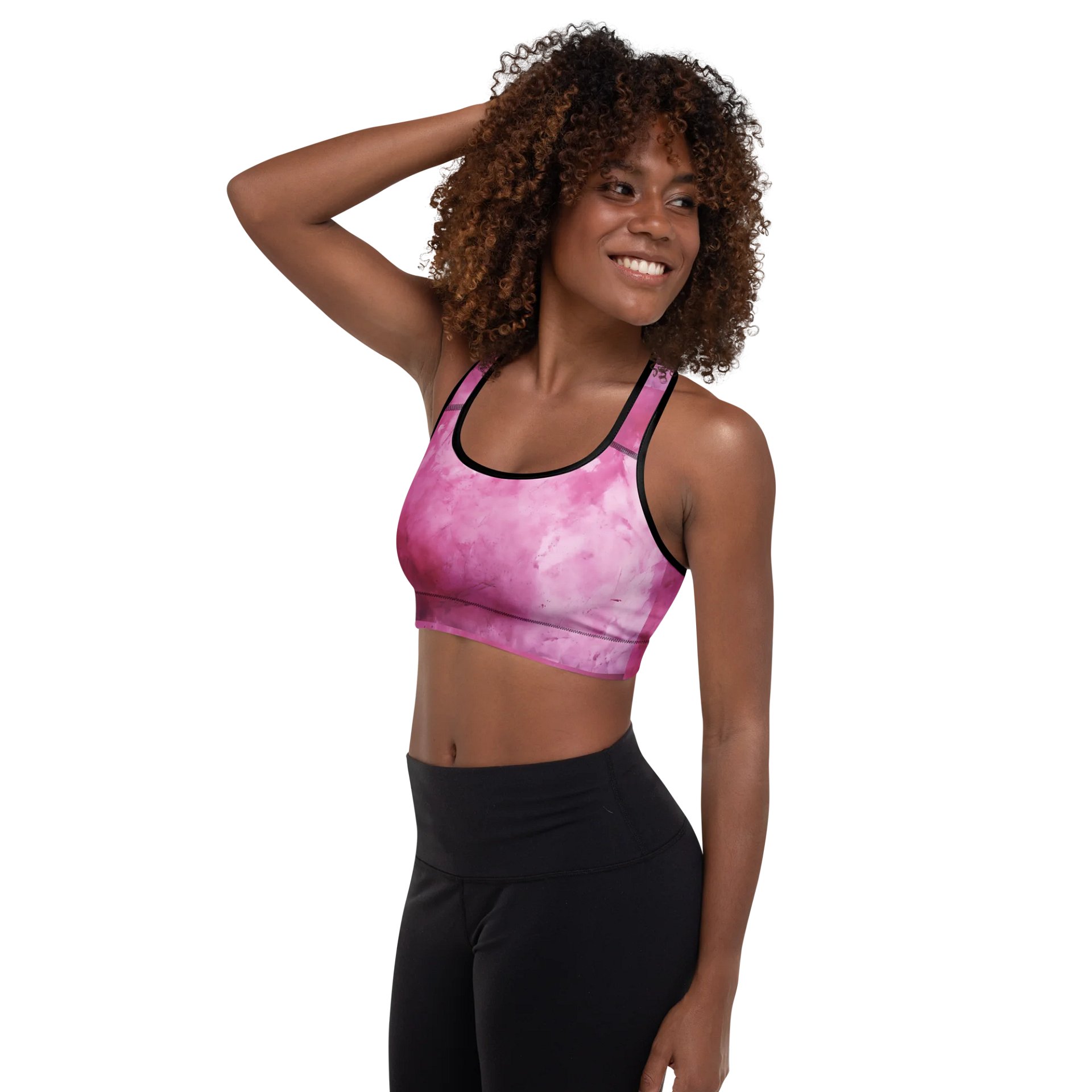 Pink Cloud Women’s Padded Sports Bra product image (3)