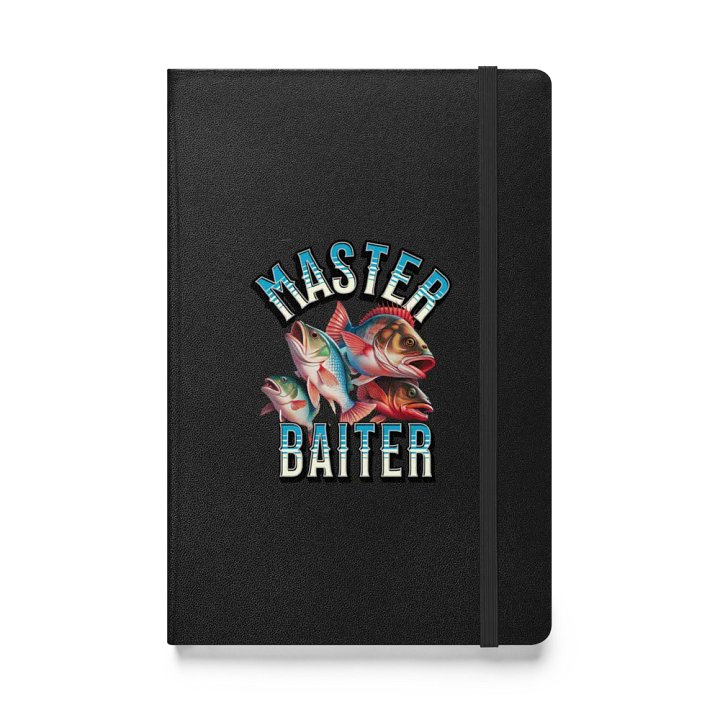 Master Baiter Fishing Hardcover Notebook product image (1)