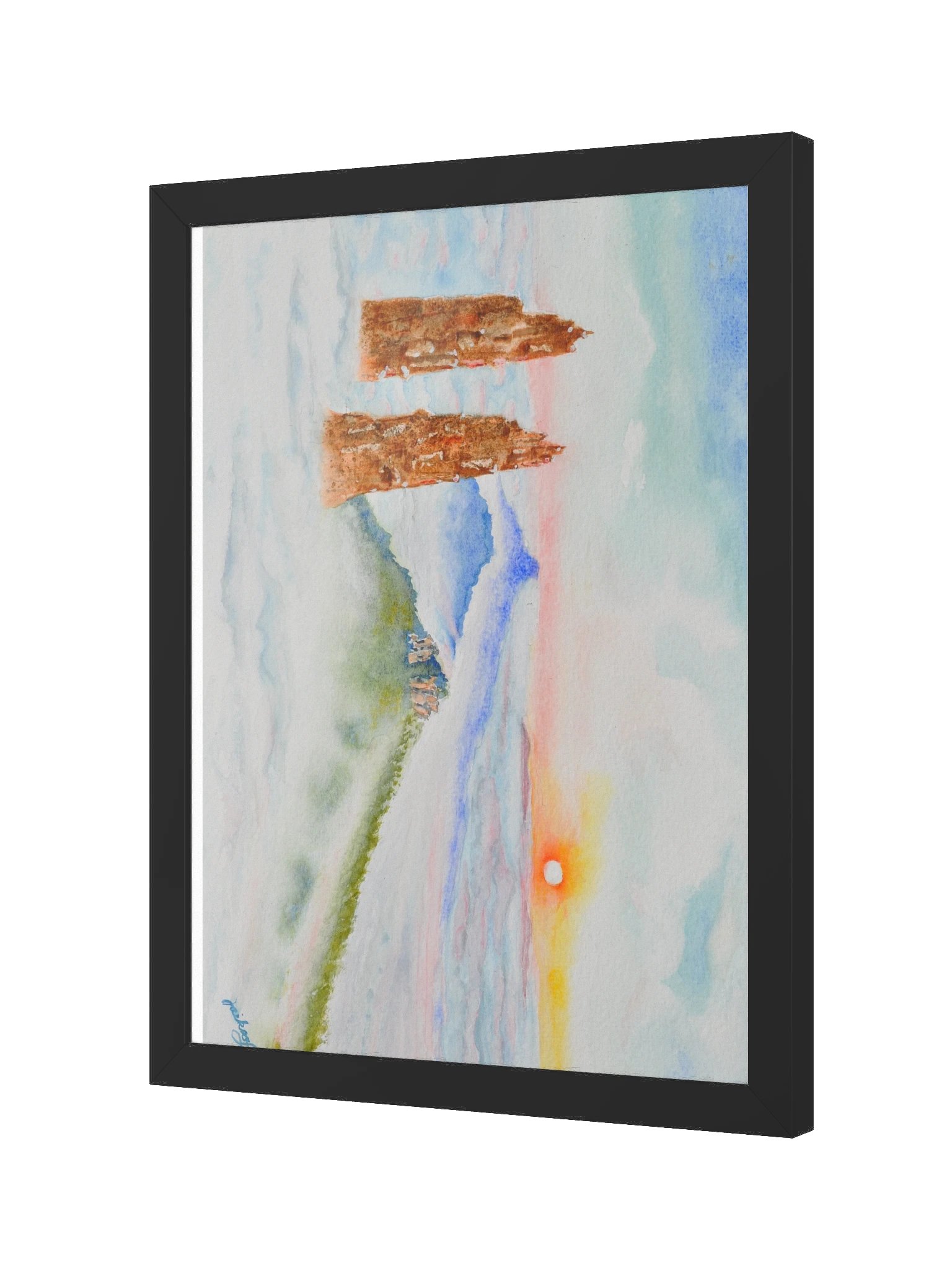 Misty Sunrise Over The Mountain Peaks product image (2)