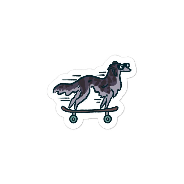 Fast Dog Sticker - Grizzle Brindle product image (1)