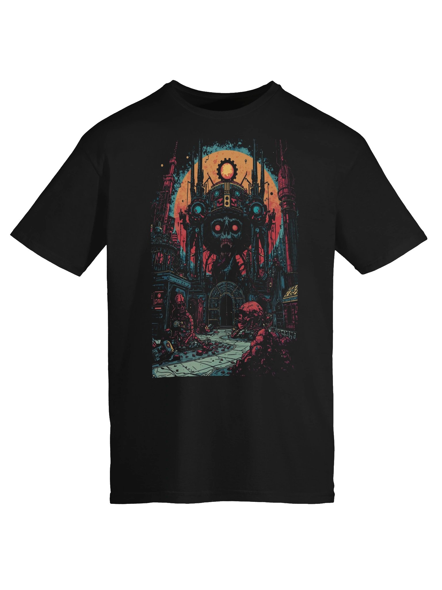 Neon Apocalypse Skull T-Shirt product image (4)