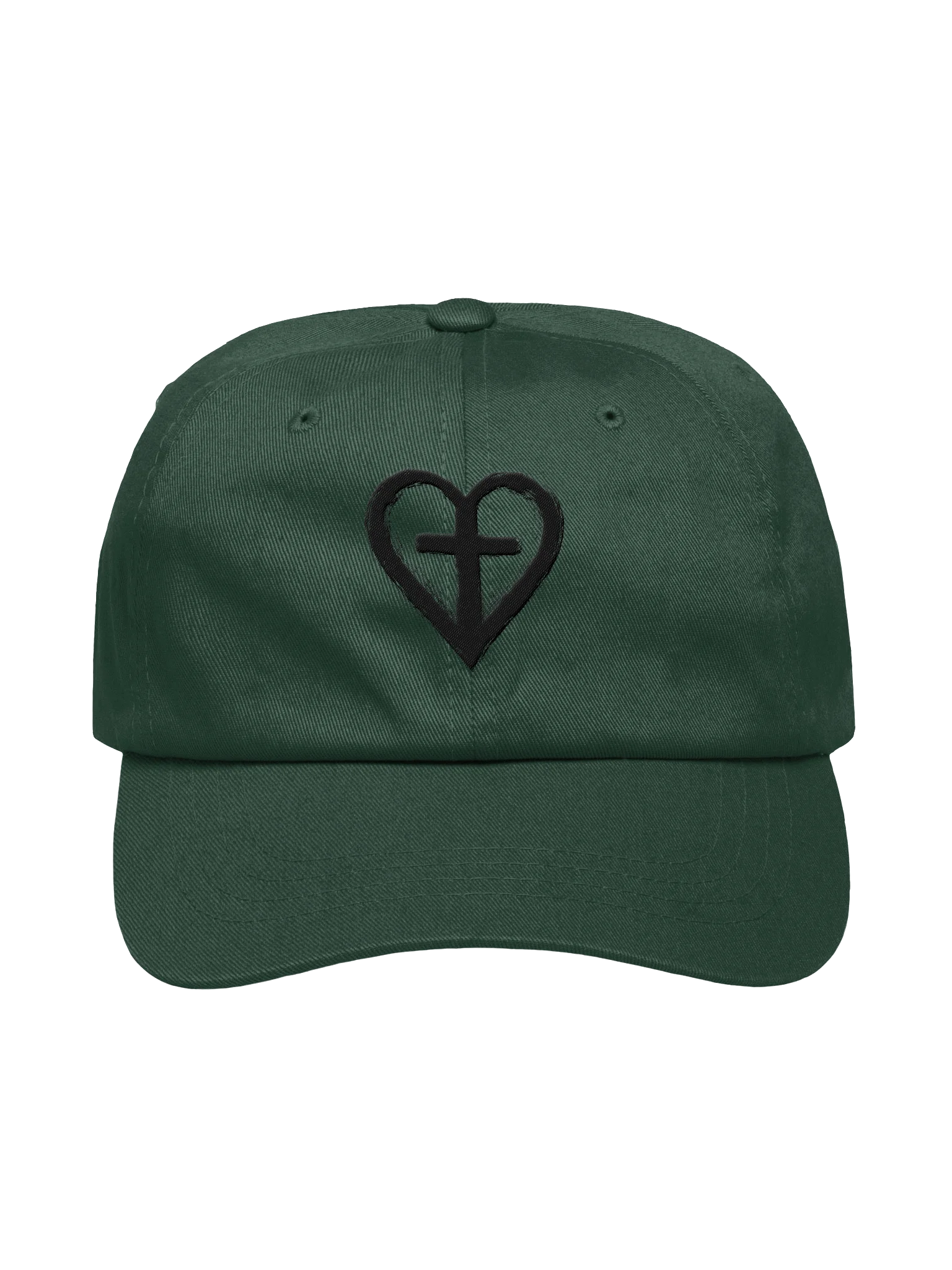 Faith Heart Relaxed Hat product image (1)
