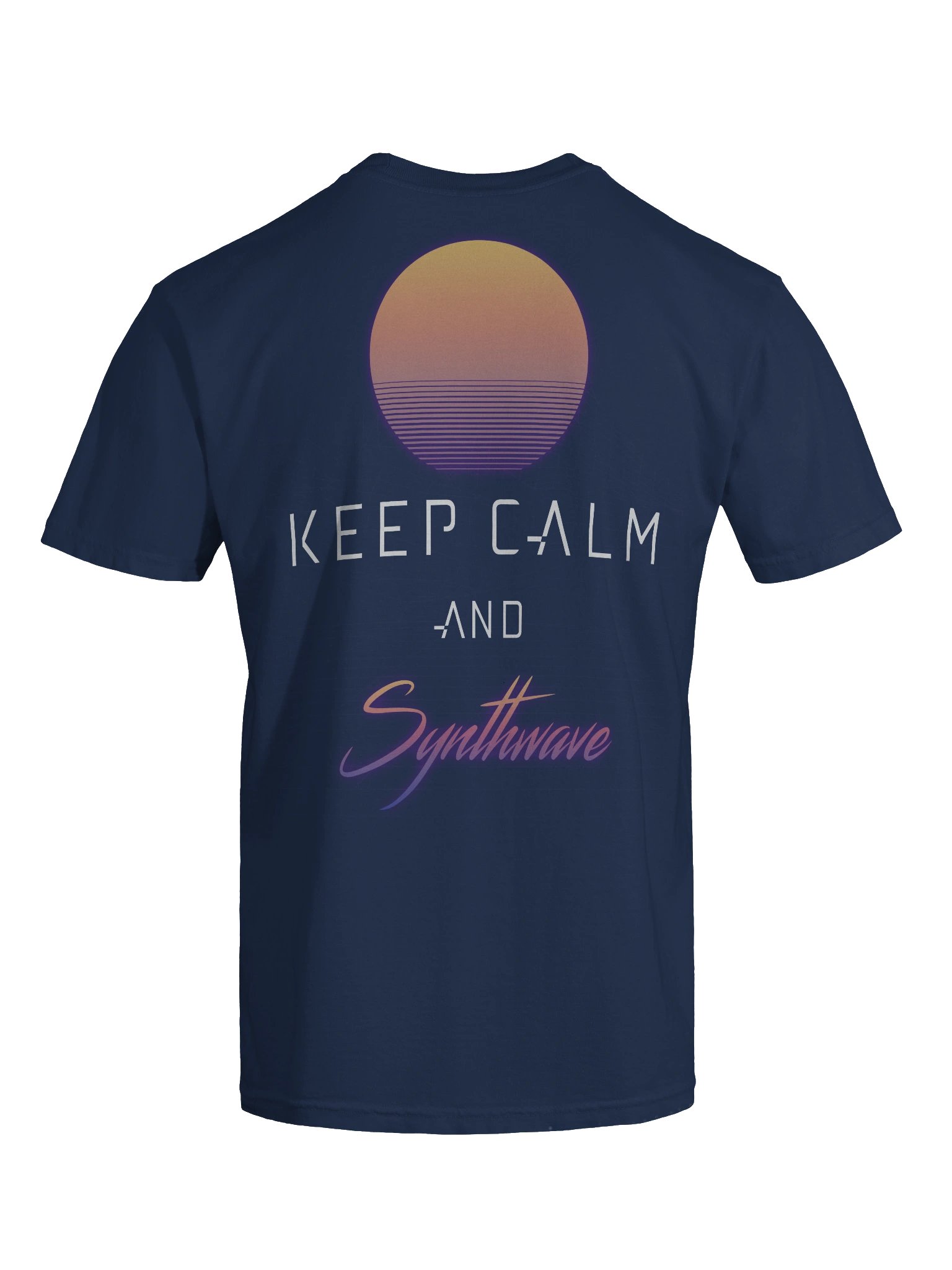 Keep Calm and Synthwave Men's Tee product image (9)