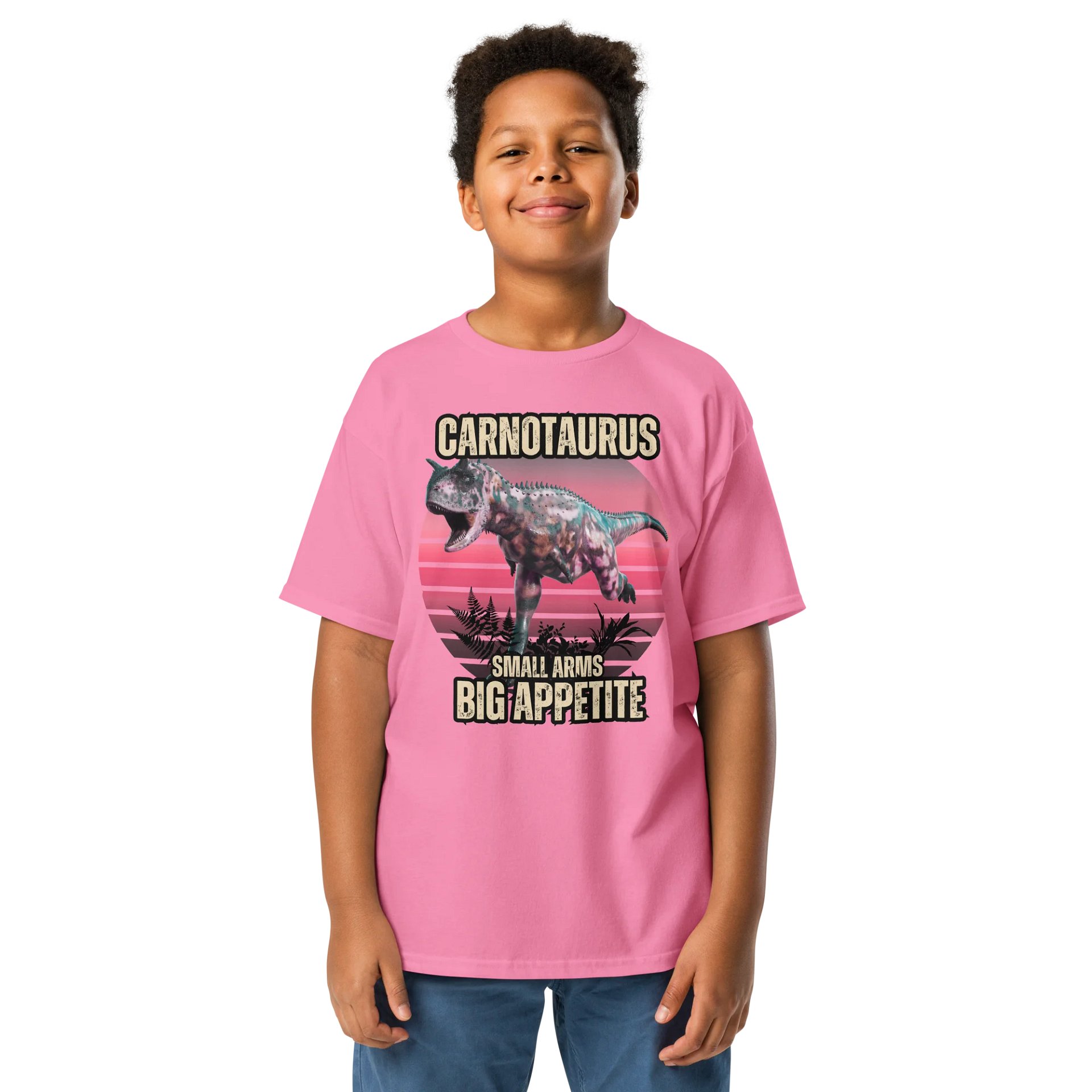 Carnotaurus - Cool Retro Dinosaur Shirt product image (6)