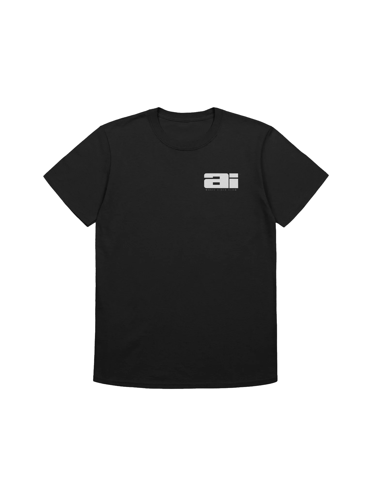 AI Music Video Show Logo Tee — White Logo Unisex Tee